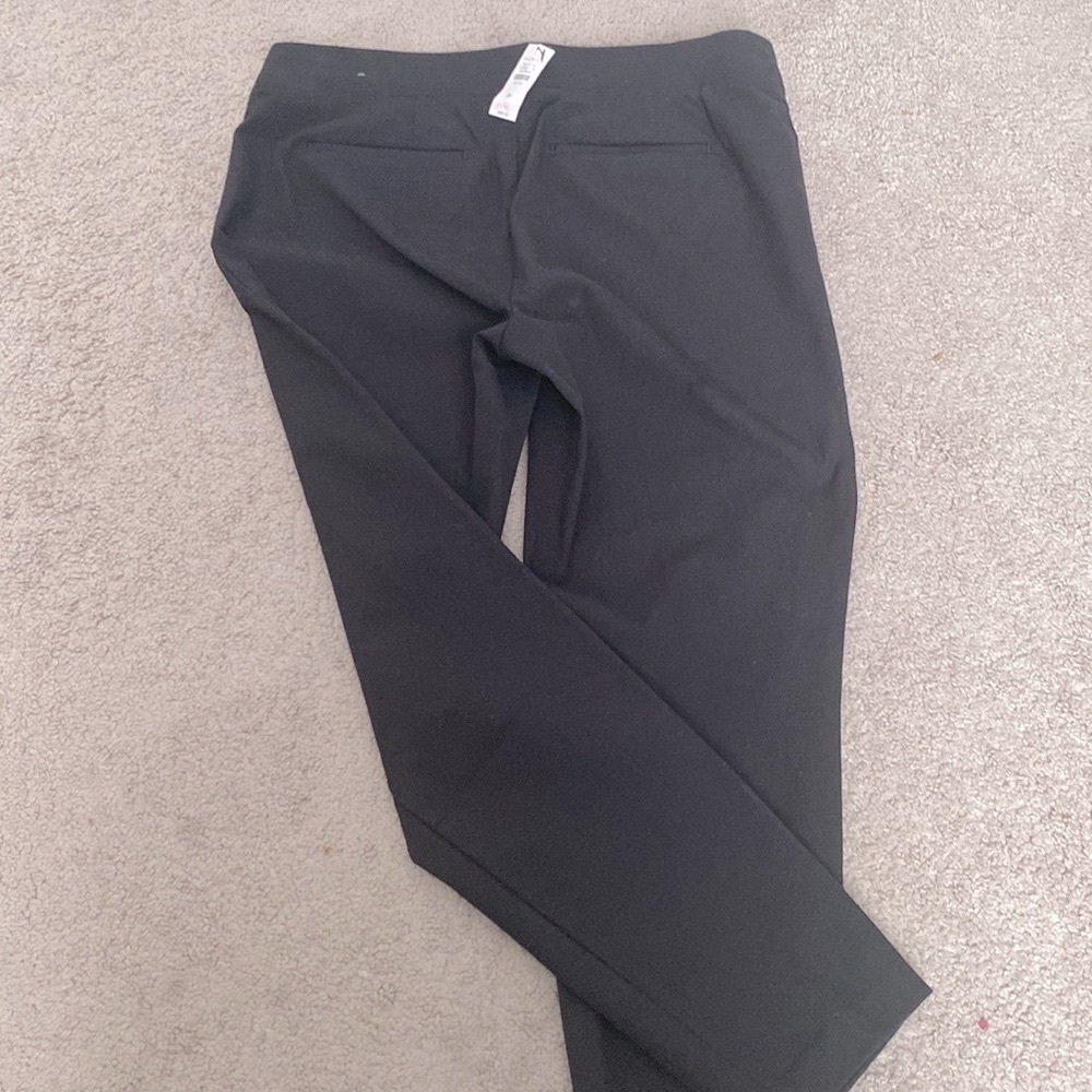 NWT -Talbots Essex ankle , black slim ankle pants, pull on